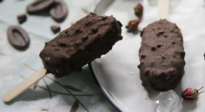 甜品培訓-教你做不用打發的脆皮巧克力冰淇